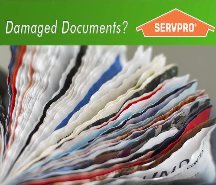 Restoring damaged documents with SERVPRO