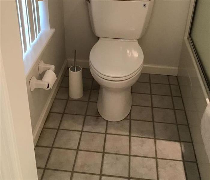 Cleaned toilet area of a home in Pensacola, Florida