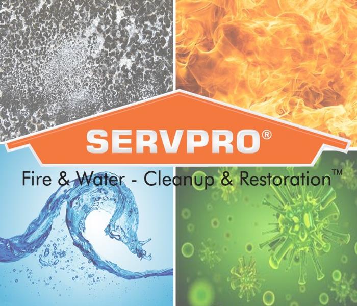 Image with Water, Fire, Mold Background and SERVPRO logo